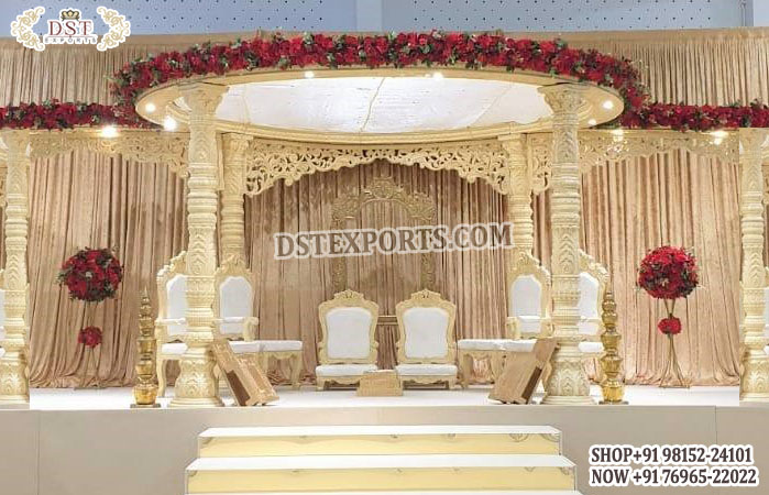 Royal Hindu Wedding Radhika Mandap Decor