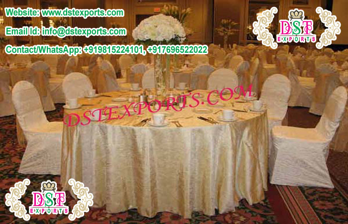 Wedding Valvet Chair Cover and Table Cloth