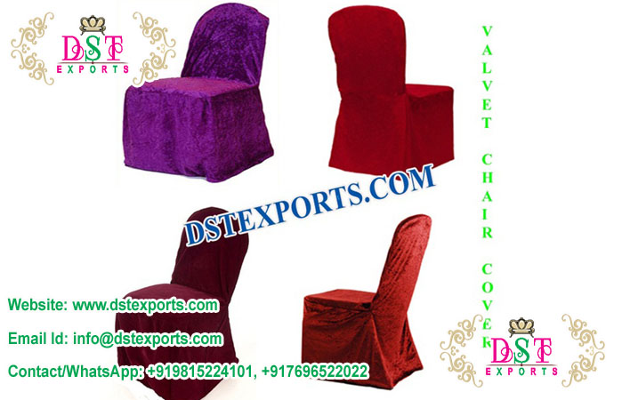 Wedding Banquet Hall Valvet Chair Covers