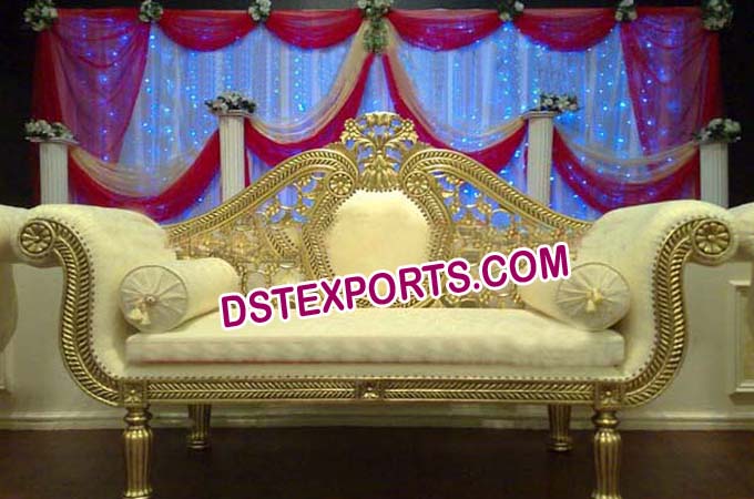 Wedding Golden Love Seat