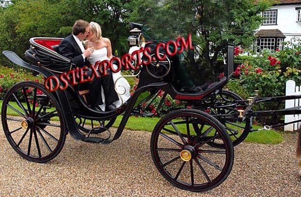 Wedding Black Victorian Carriage