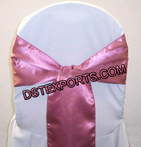 WEDDING PINK SATIN SASHAS
