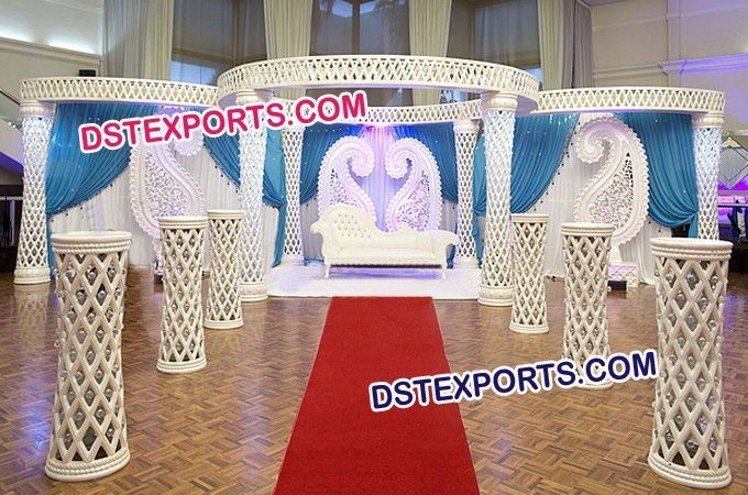 Asian Wedding Crystal Mandap