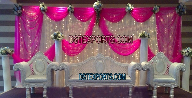 MUSLIM WEDDING SILVER FURNITURE