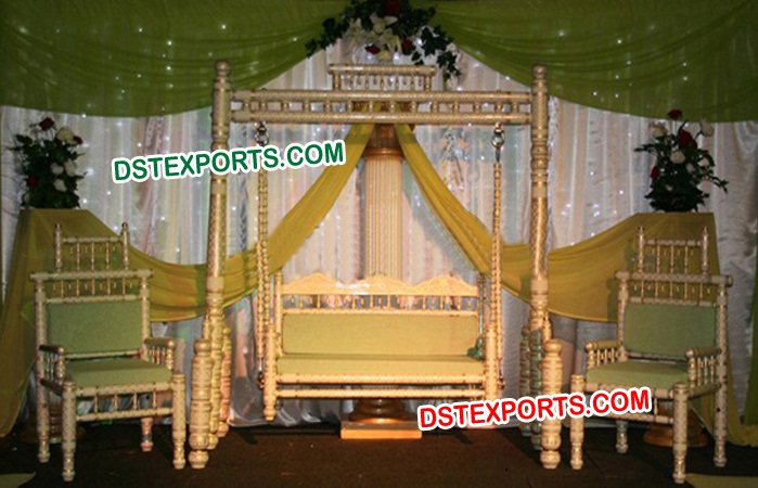 Latest Wedding Stage Swing Set