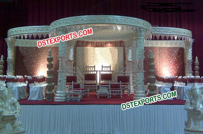 Latest Bollywood Crystal Mandap Set