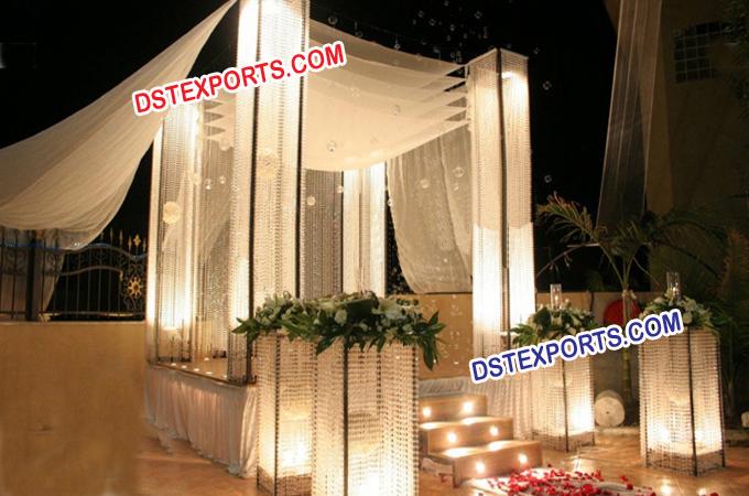 Russian Wedding Crystal Mandap