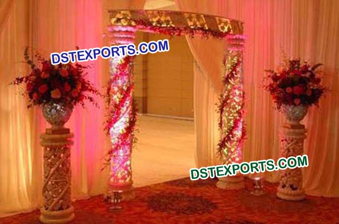Wedding Fiber Carved Welcome Gate