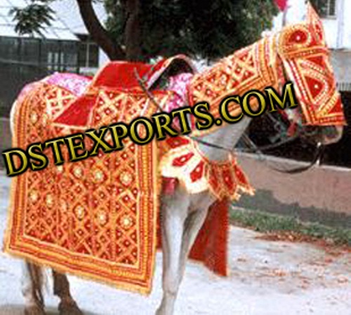 WEDDING RED HORSE COSTUME