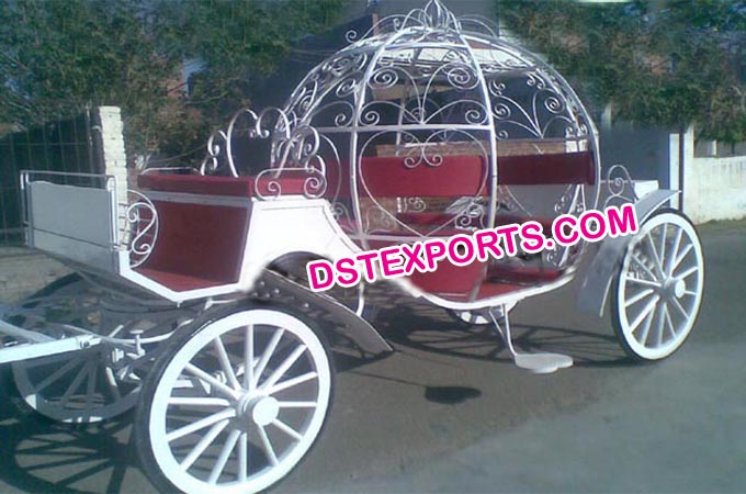 New Indian Wedding Cinderella Horse Carriage