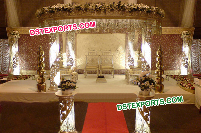 Latest Crystal Fiber Mandap