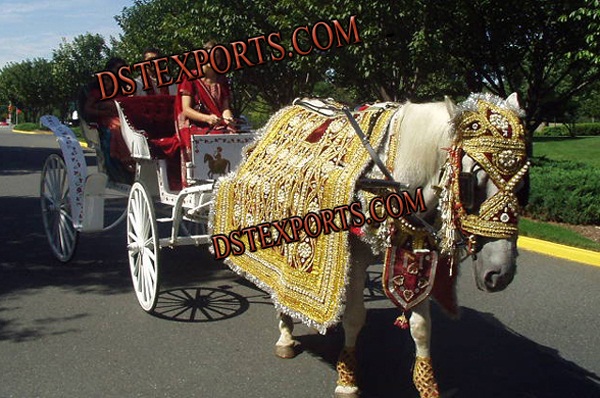 INDIAN BARAAT GOLDEN HORSE COSTUMES