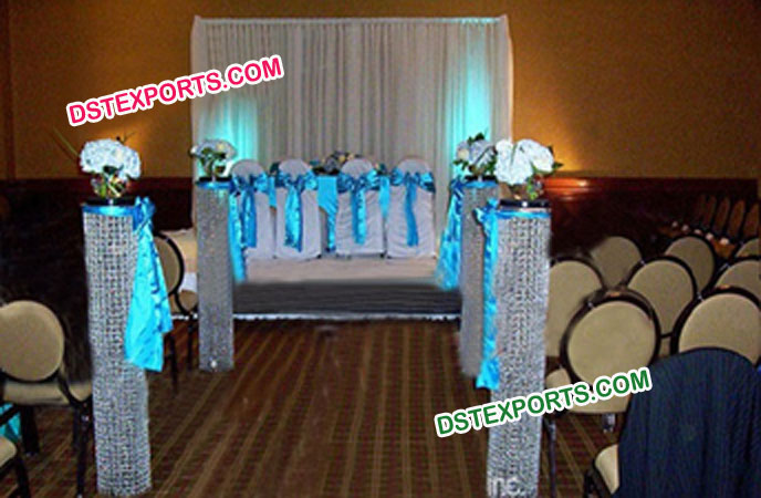 New Wedding Aisleway Crystal Pillars/ Columns