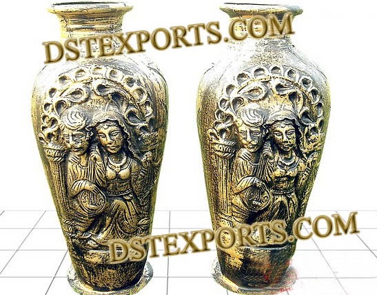 FIBER DECORATIVE POTS