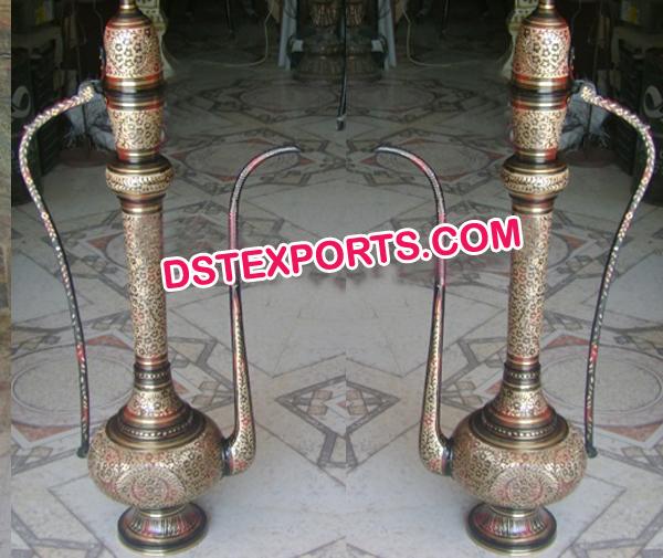 WEDDING MEENAKARI METAL SURAHI
