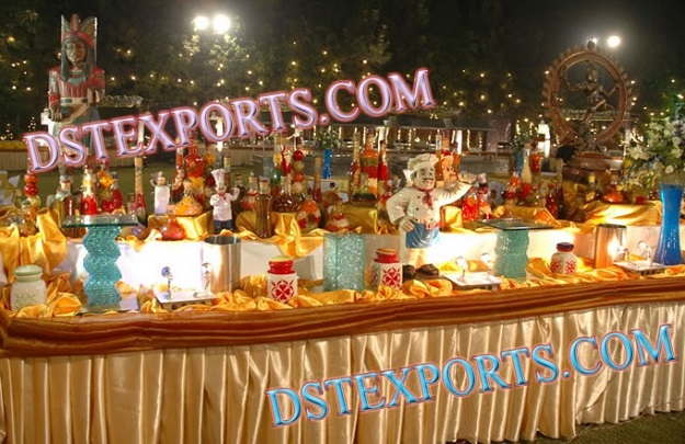 WEDDING FOOD STALL STATUES