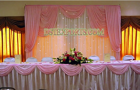 WEDDING LIGHTED HEAD TABLE BACKDROP