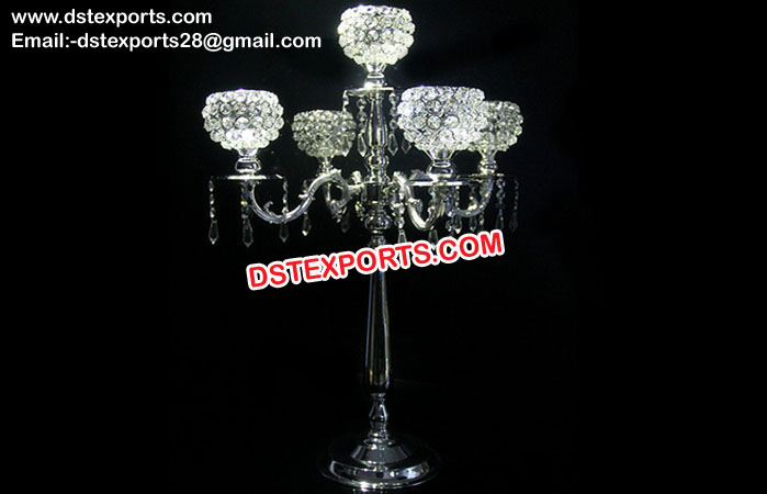 New Designer Wedding Crystal Centerpieces