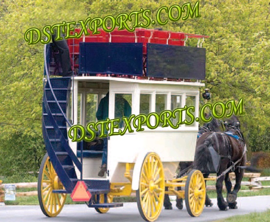 DOUBLE DECER TOURIST HORSE CARRIAGE