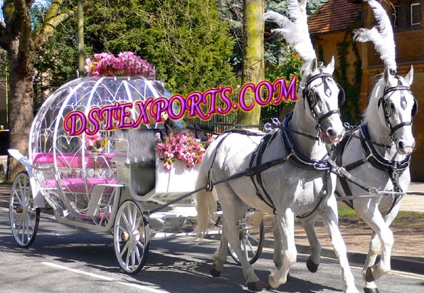 DOUBLE HORSE CINDERALA CARRIAGE