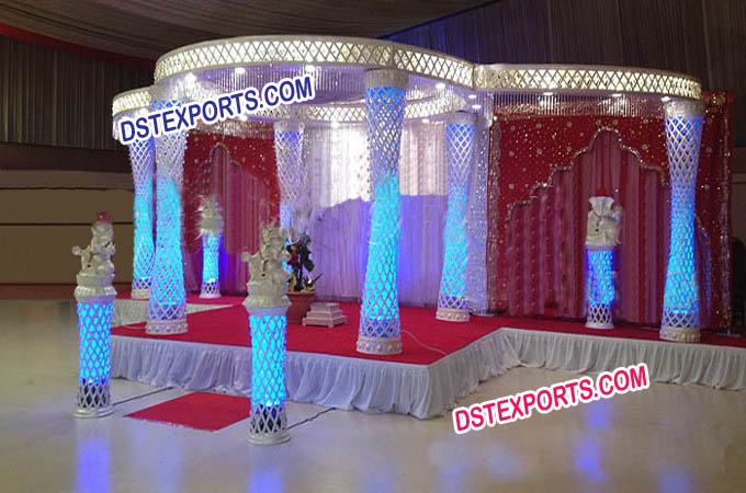 Latest Style Wedding Crystal Mandap Set