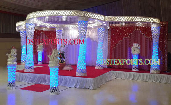 STYLISH WEDDING CRYSTAL MANDAP SET
