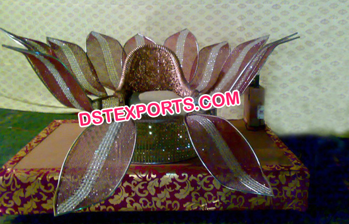 Latest Wedding Crystal Lotus Doli/Palki