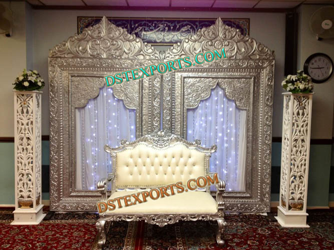 WEDDING SILVER BACKDROP PANELS