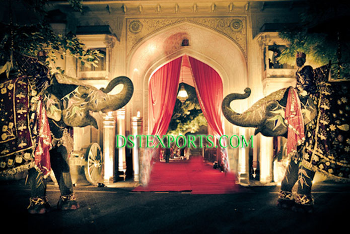 WEDDING ENTERANCE ELEPHANT STATUES