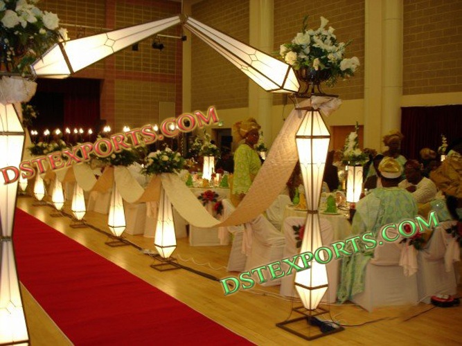 WEDDING DIAMOND PILLARS