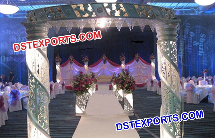 Wedding Fiber Crystal Welcome Gate