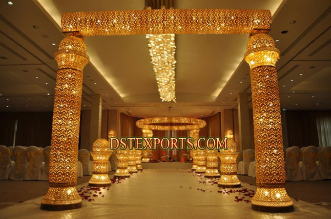 WEDDING JEWEL CRYSTAL PILLARS