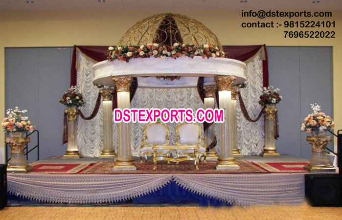 Indian Wedding Fiber Roman Mandap