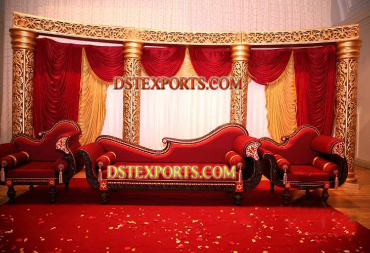 ASIAN WEDDING HALF MOON STAGE
