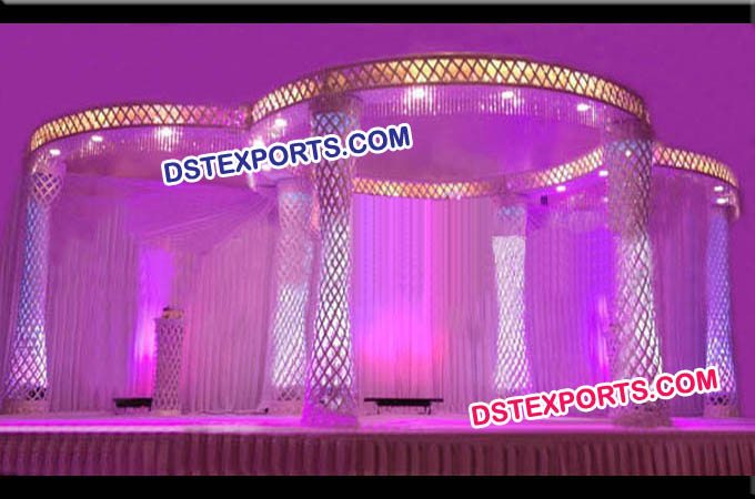 Designer Wedding Crystal Mandap For Sale India