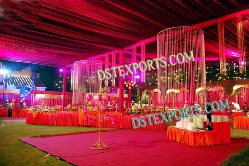 OUTDOOR WEDDING CRYSTAL DECORATIONS