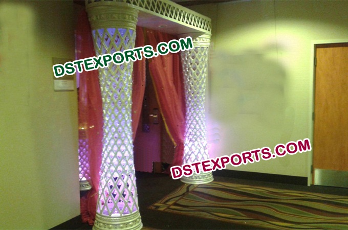 Indian Wedding Fiber Crystal Welcome Gate