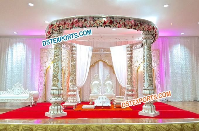 Indian Wedding Rajwada Carved Designer Mandap