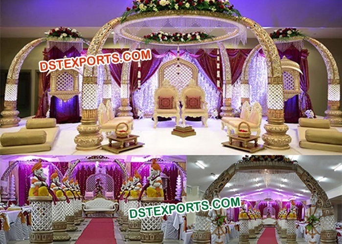 Elephant Carved Wedding Mandap