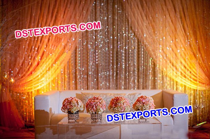 Wedding Crystal Backdrop Decoration