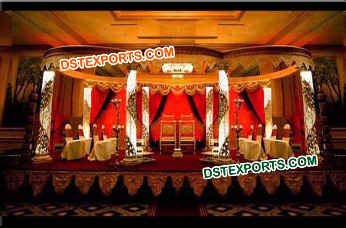 Latest Wedding Crystal Decor Mandap