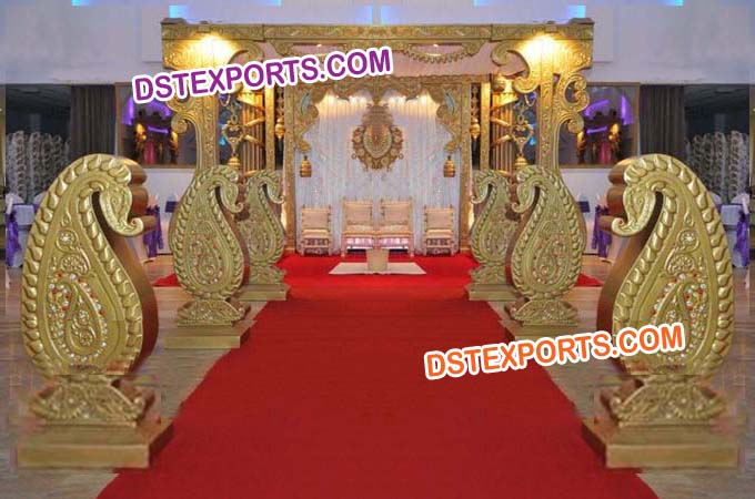Stylish Indian Wedding Mango Mandap