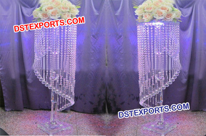 Latest Wedding Crystal Pillar