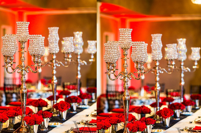 Latest Design Wedding Crystal Centerpiece