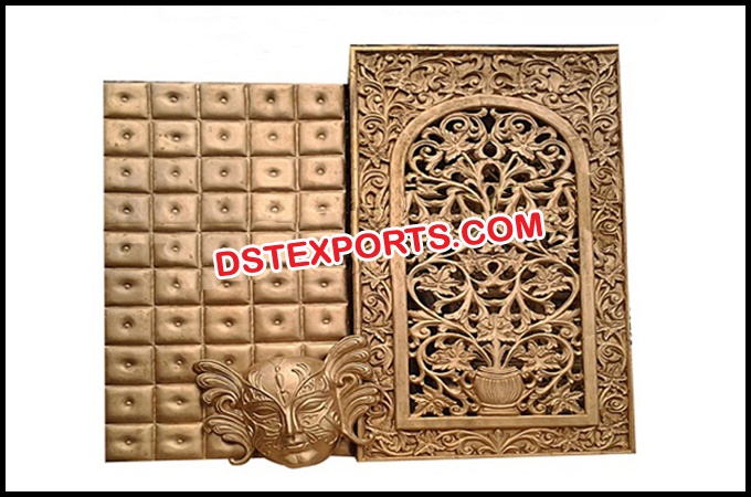 Indian Wedding Fiber carved Backdrop Panels