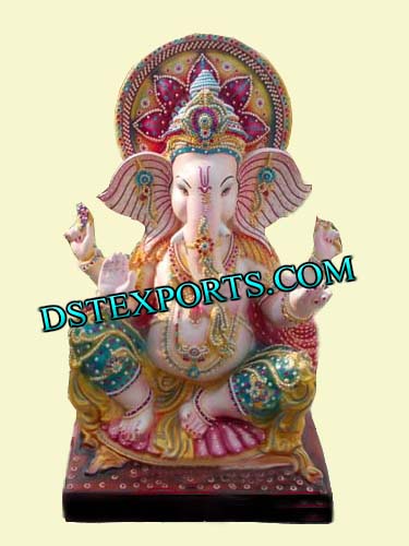 WEDDING GANESHA STATUE WITH JEWELERY