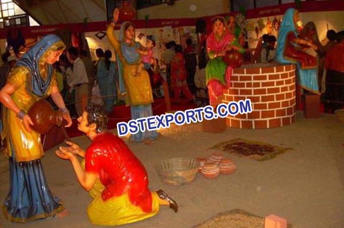 Traditional Punjabi Culture Village Theem