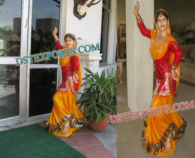 WELCOME PUNJABI LADY STATUES