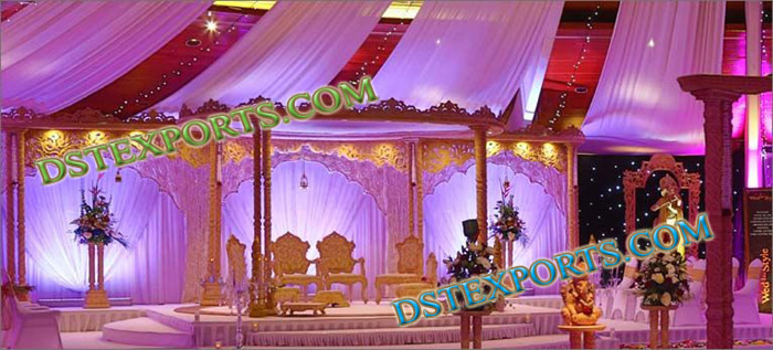 WEDDING TWIN WOODEN MANDAPS