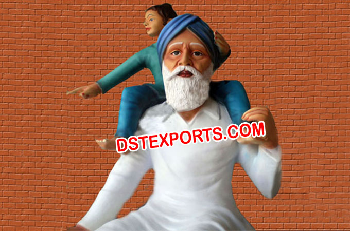 Punjabi Fiber Glass Statue